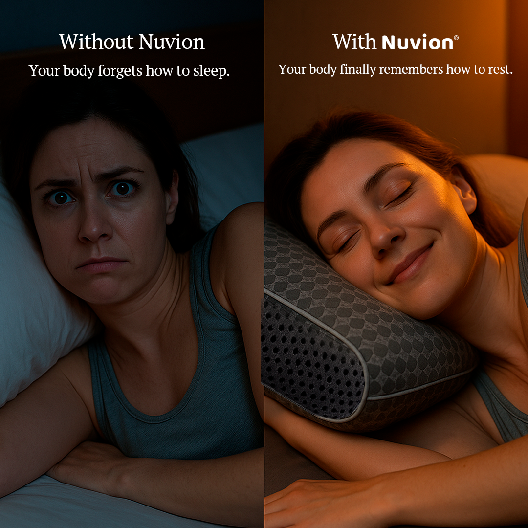 Nuvion® Graphene Pillow – Naturally Boosts Melatonin for Deeper Sleep