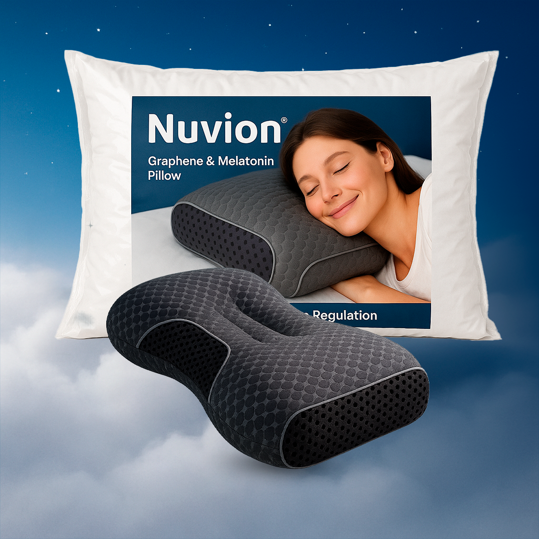 Nuvion® Graphene Pillow – Naturally Boosts Melatonin for Deeper Sleep