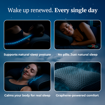 Nuvion® Graphene Pillow – Naturally Boosts Melatonin for Deeper Sleep