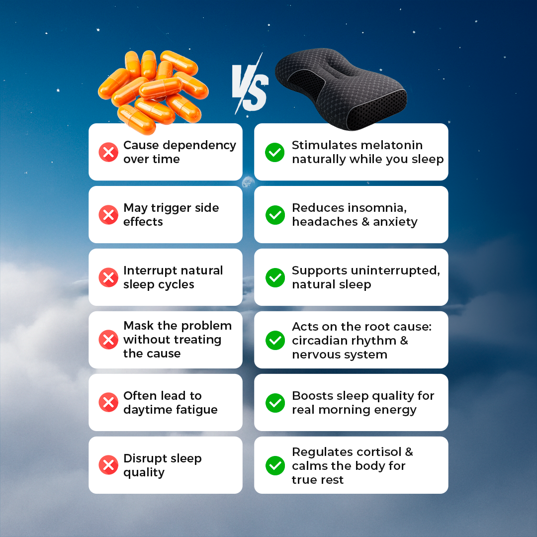 Nuvion® Graphene Pillow – Naturally Boosts Melatonin for Deeper Sleep