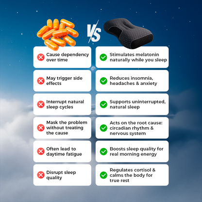 Nuvion® Graphene Pillow – Naturally Boosts Melatonin for Deeper Sleep